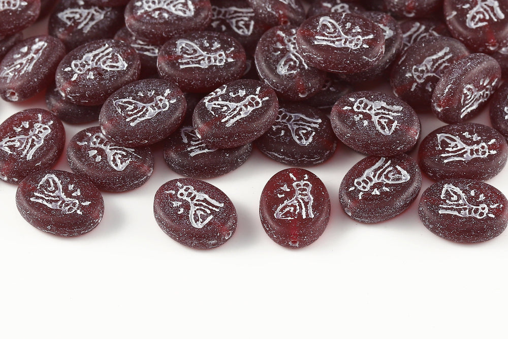 Cat 16×12mm Transparent Ruby With White Matt 1-Hole Czech Beads