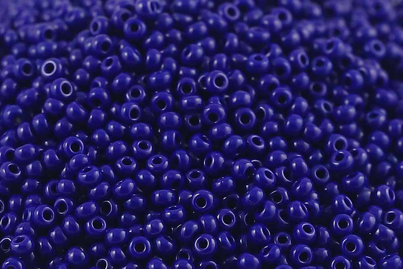 Preciosa Rocailles 11/0 Opaque Navy Blue col.33070