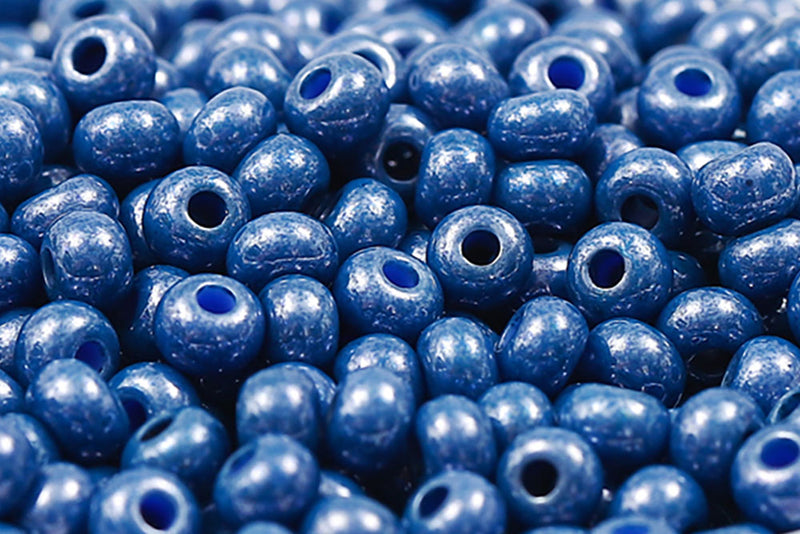 Preciosa Rocailles 11/0 Dark Blue Lustered col.33023