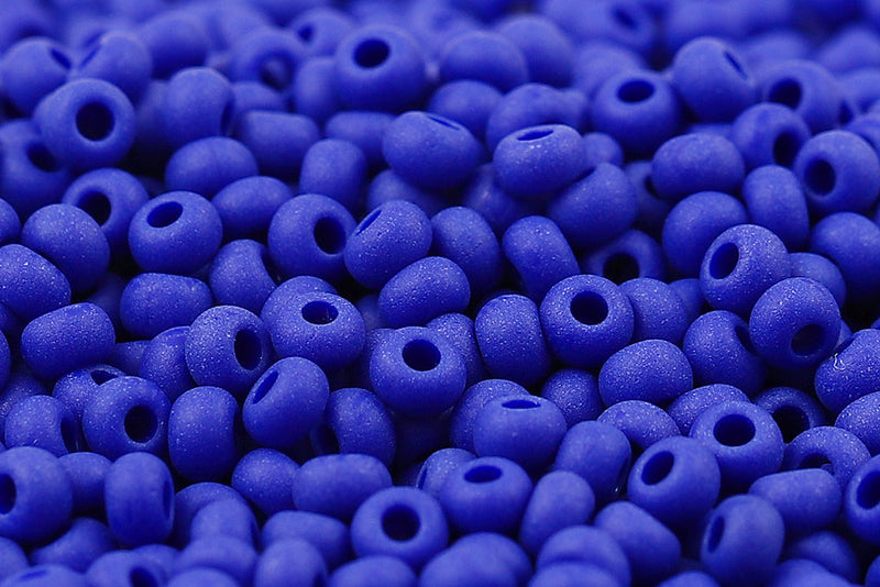 Preciosa Rocailles 6/0 Opaque Dark Sapphire Matt col.33060M
