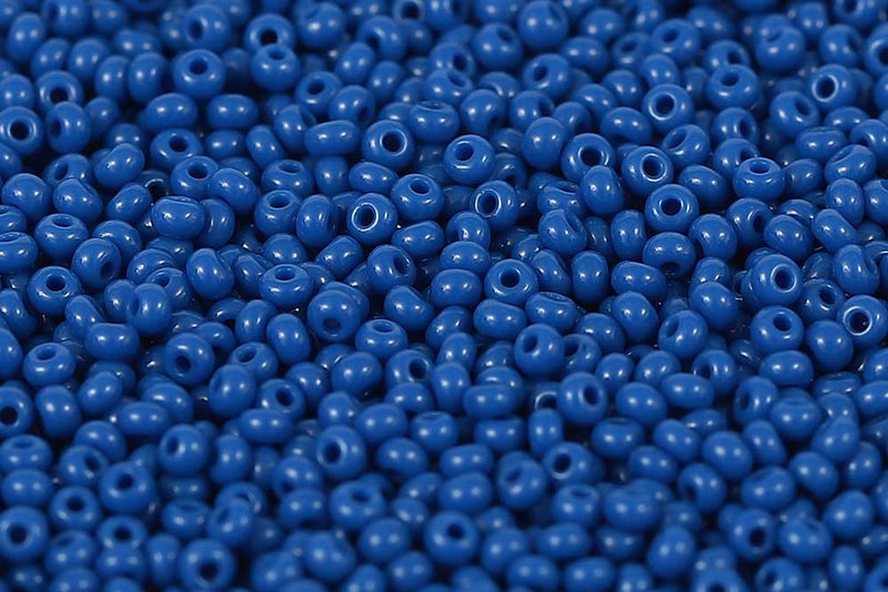 Preciosa Rocailles 8/0 Opaque Teal Blue col.33210