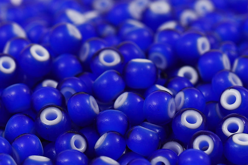 Preciosa Rocailles 33/0 Opaque Cornelian Blue col.33710