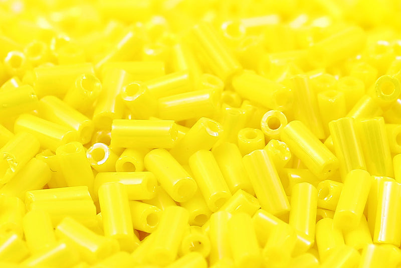Preciosa Bugles 2″ Lemon Rainbow col.84110