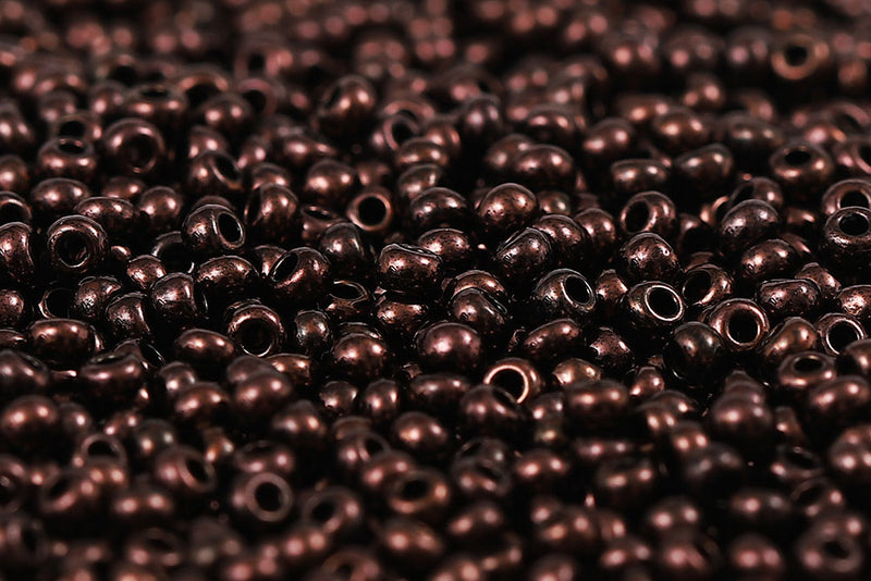 Preciosa Rocailles 6/0 Burgundy Metallic col.49095