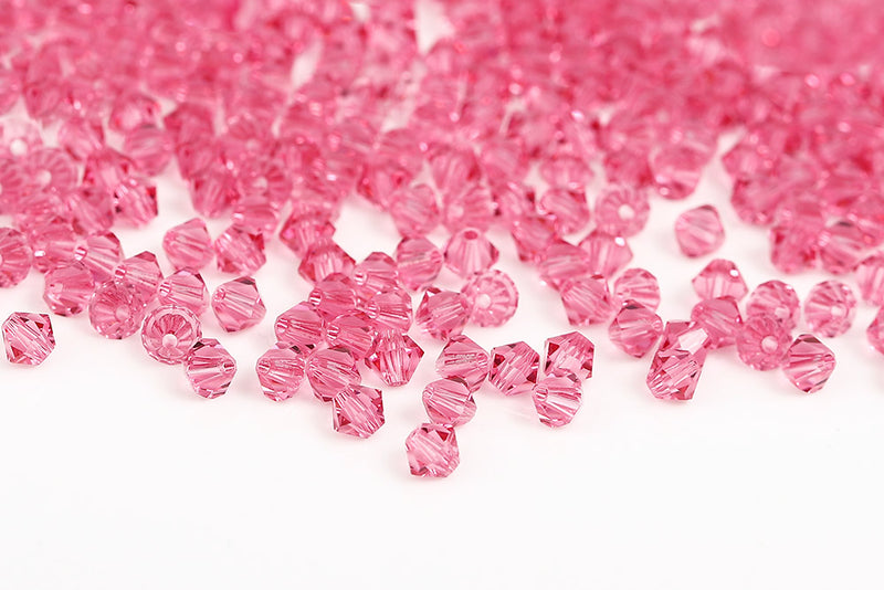 Preciosa Crystal Bicone Beads Rose