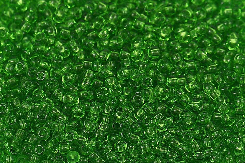 Preciosa Rocailles 11/0 Transparent Olive Green col.50430