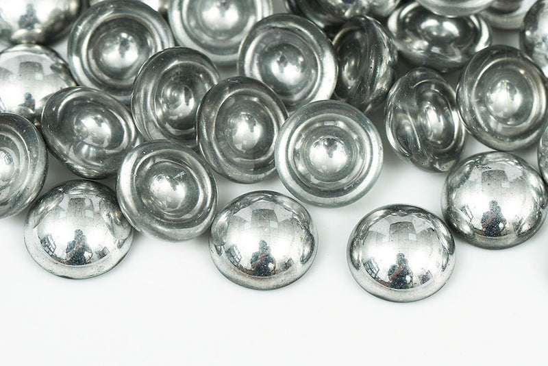Cabochons 14mm Crystal Labrador Nonporous Czech Beads