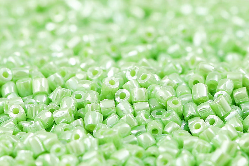Preciosa 3-Cut 12/0 Opaque Lime Green col.53410