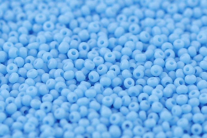 Preciosa Rocailles 15/0 Opaque Turquoise Blue col.63020