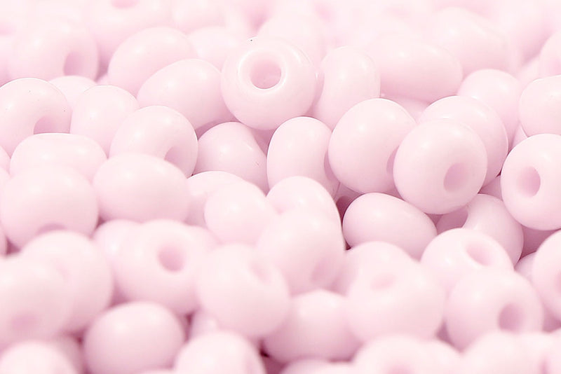 Preciosa Rocailles 6/0 Opaque Light Pink col.73420