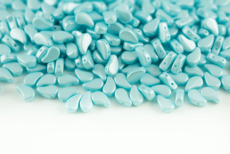 Flatduo 8×5mm Pastel Light Azore 2-Hole Czech Beads
