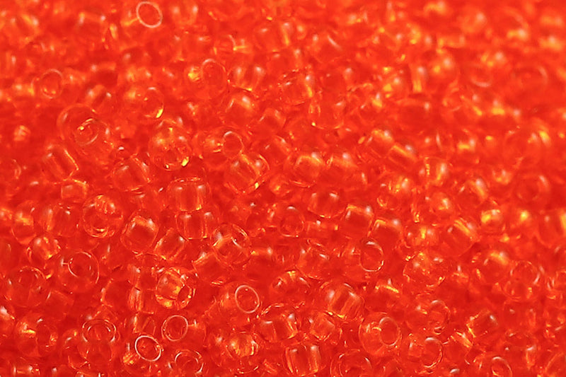 Preciosa Rocailles 11/0 Transparent Orange col.90000