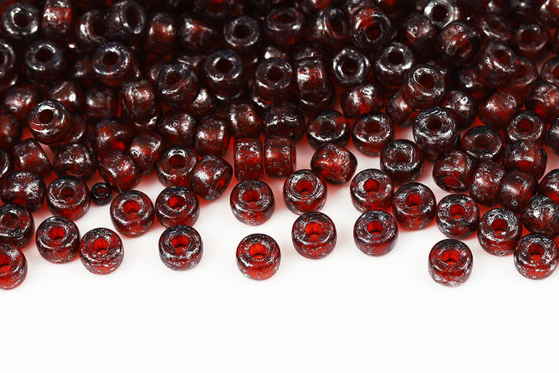 Matubo Round 2/0 Opaque Hyacinth Picasso Czech Seed beads