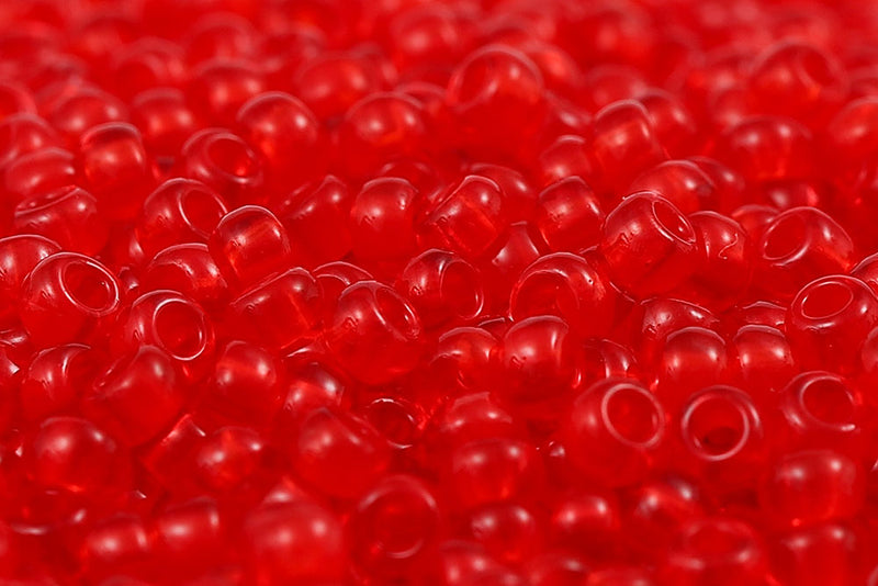 Preciosa Rocailles 8/0 Transparent Red col.90070