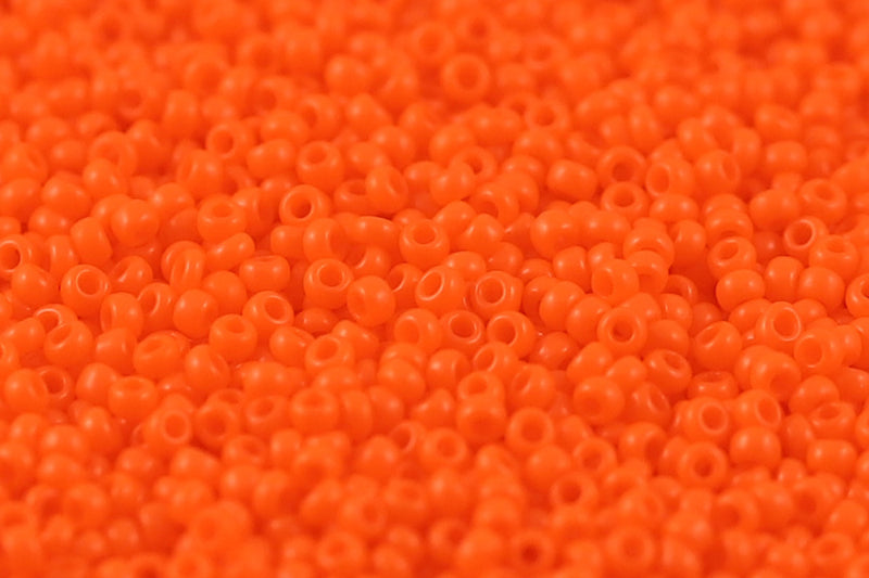 Preciosa Rocailles 15/0 Opaque Dark Orange col.93140