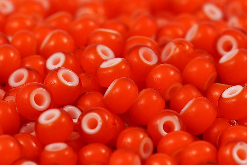 Preciosa Rocailles 6/0 Opaque Cornelian Orange col.93703