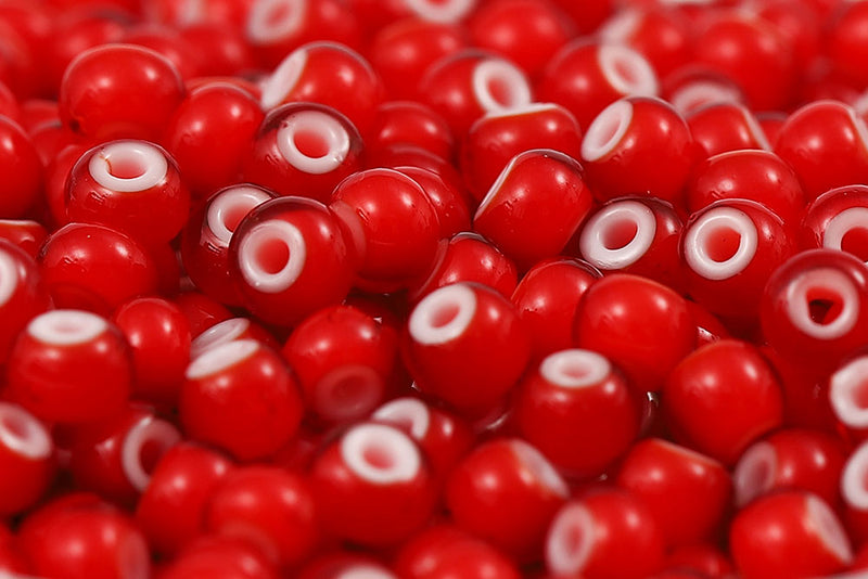 Preciosa Rocailles 6/0 Opaque Cornelian Red col.93730