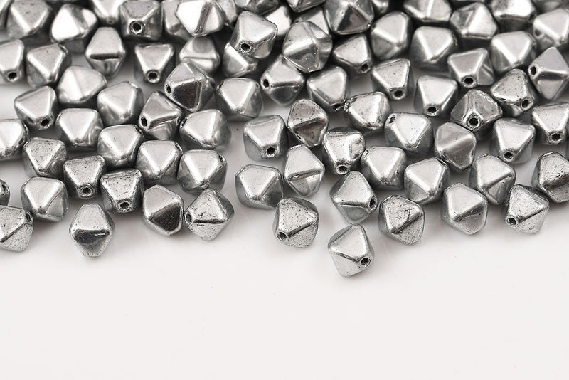 Bicone 4×4mm Crystal Labrador Full 1-hole Czech Beads