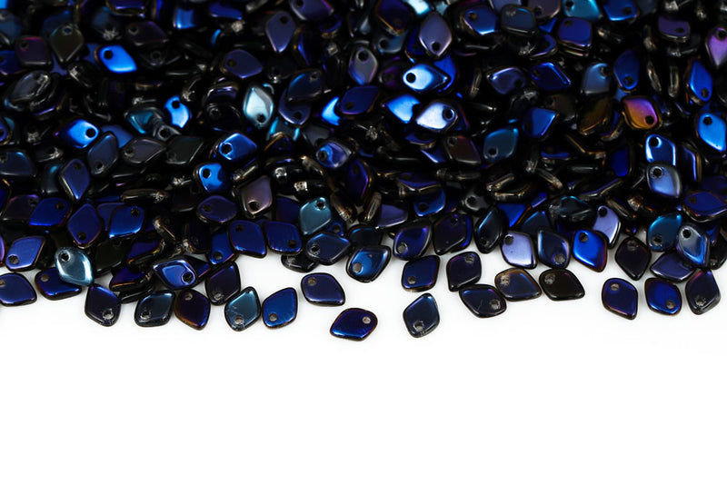 Dragon 1.5×5mm Crystal Azuro 1-Hole Czech Beads