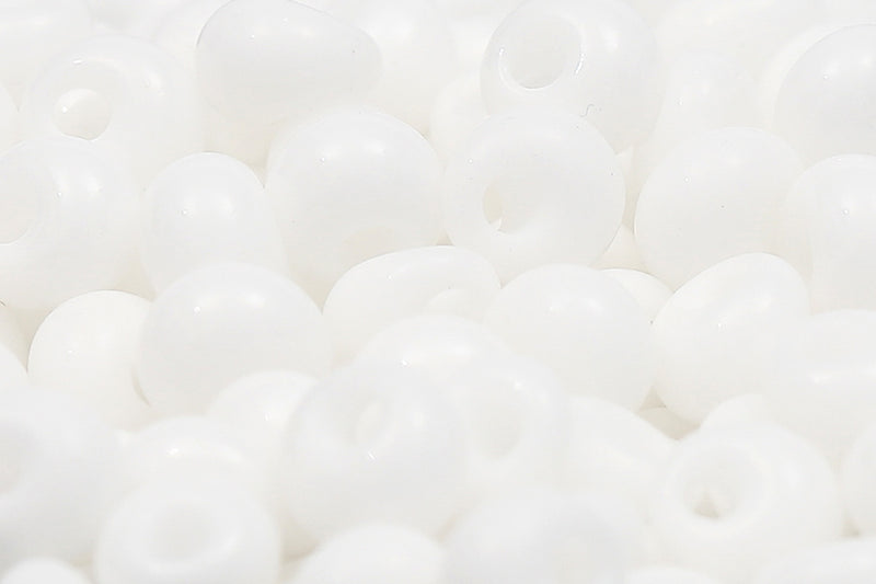 Preciosa Drops 5/0 Opaque White col.03050
