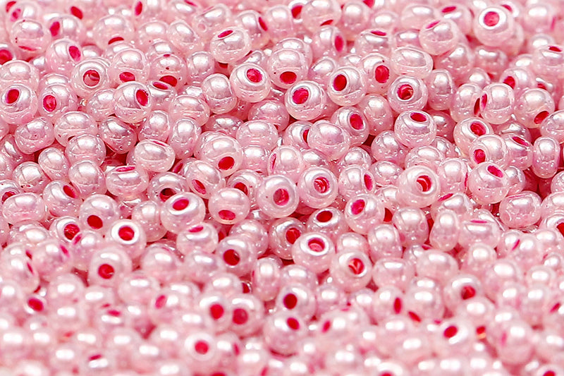 Preciosa Rocailles 11/0 Pearl Dark Pink col.37325