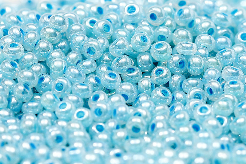 Preciosa Rocailles 11/0 Pearl Aqua col.37365