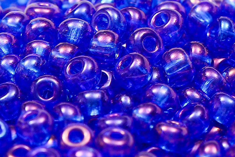 Preciosa Rocailles 6/0 Dark Sapphire Rainbow col.31080