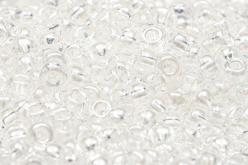 Preciosa Rocailles 6/0 Crystal lustered col.48102