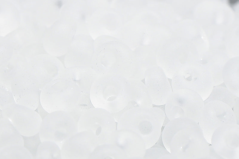 Preciosa Drops 5/0 Crystal col.00050
