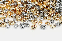 Gold Plated 3mm Crimp Covers 