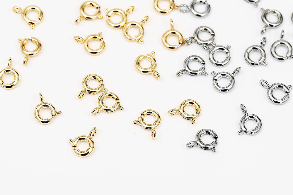 Gold Plated 5mm Spring Clasp