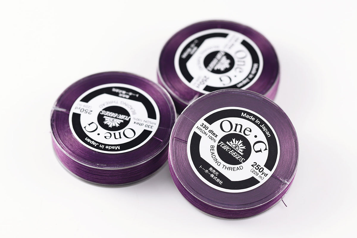 TOHO One-G Beading Nylon Thread Purple