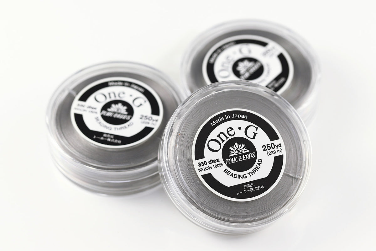 TOHO One-G Beading Nylon Thread Lt.Gray