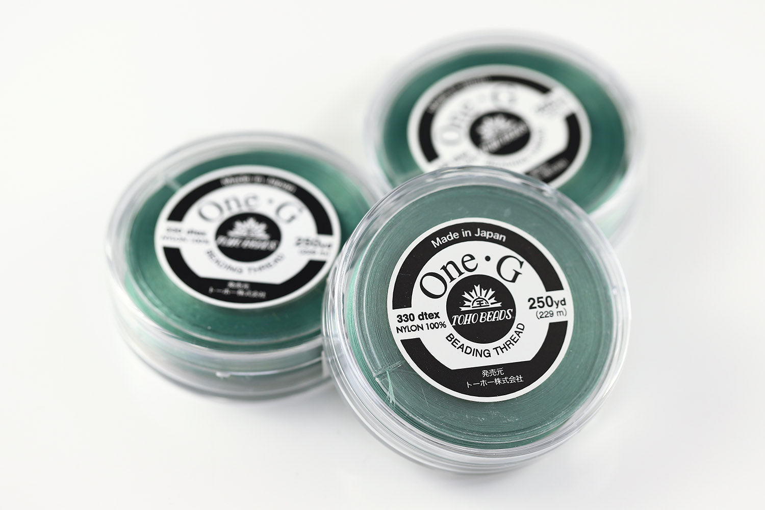 TOHO One-G Beading Nylon Thread Mint Green