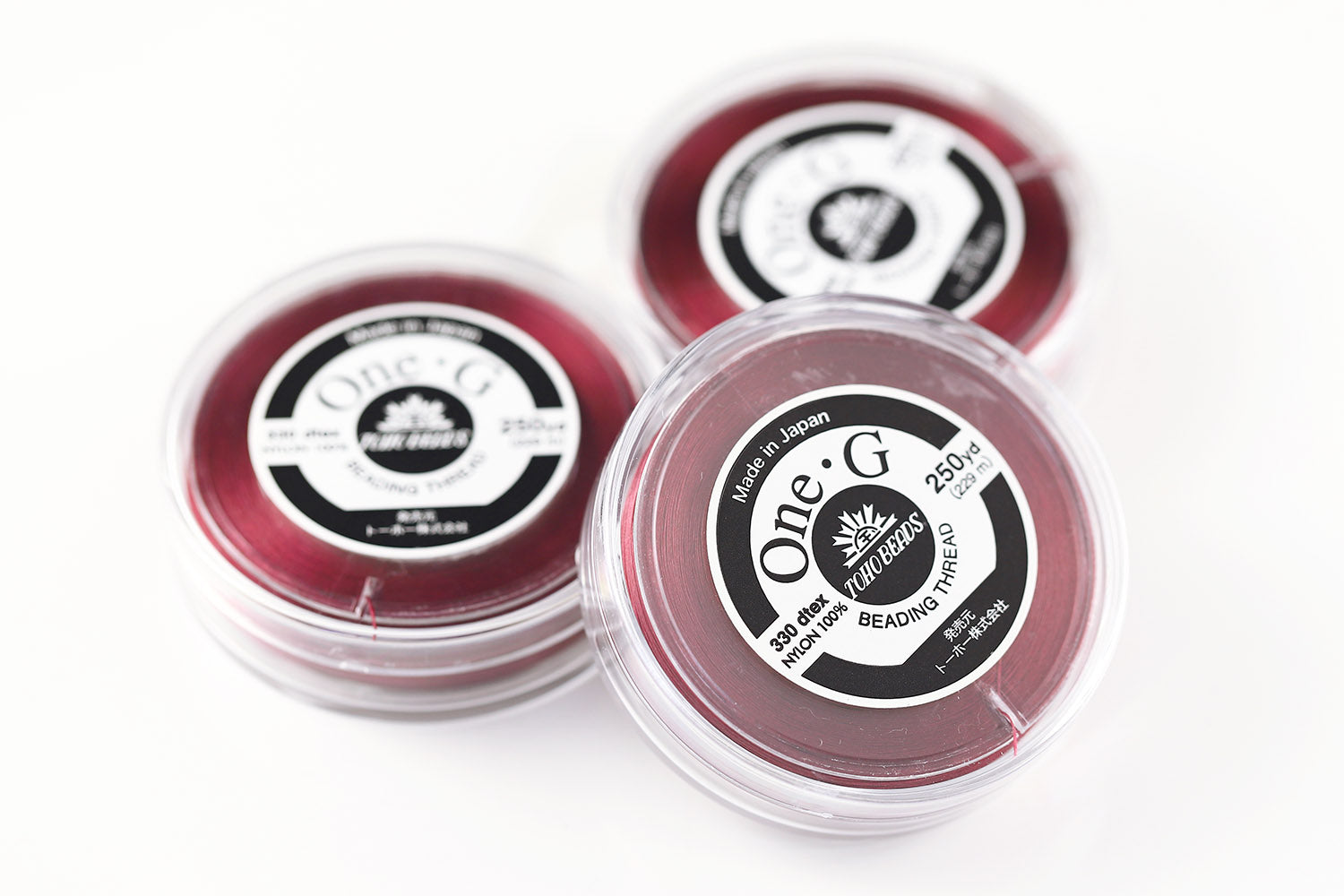 TOHO One-G Beading Nylon Thread Burgundy